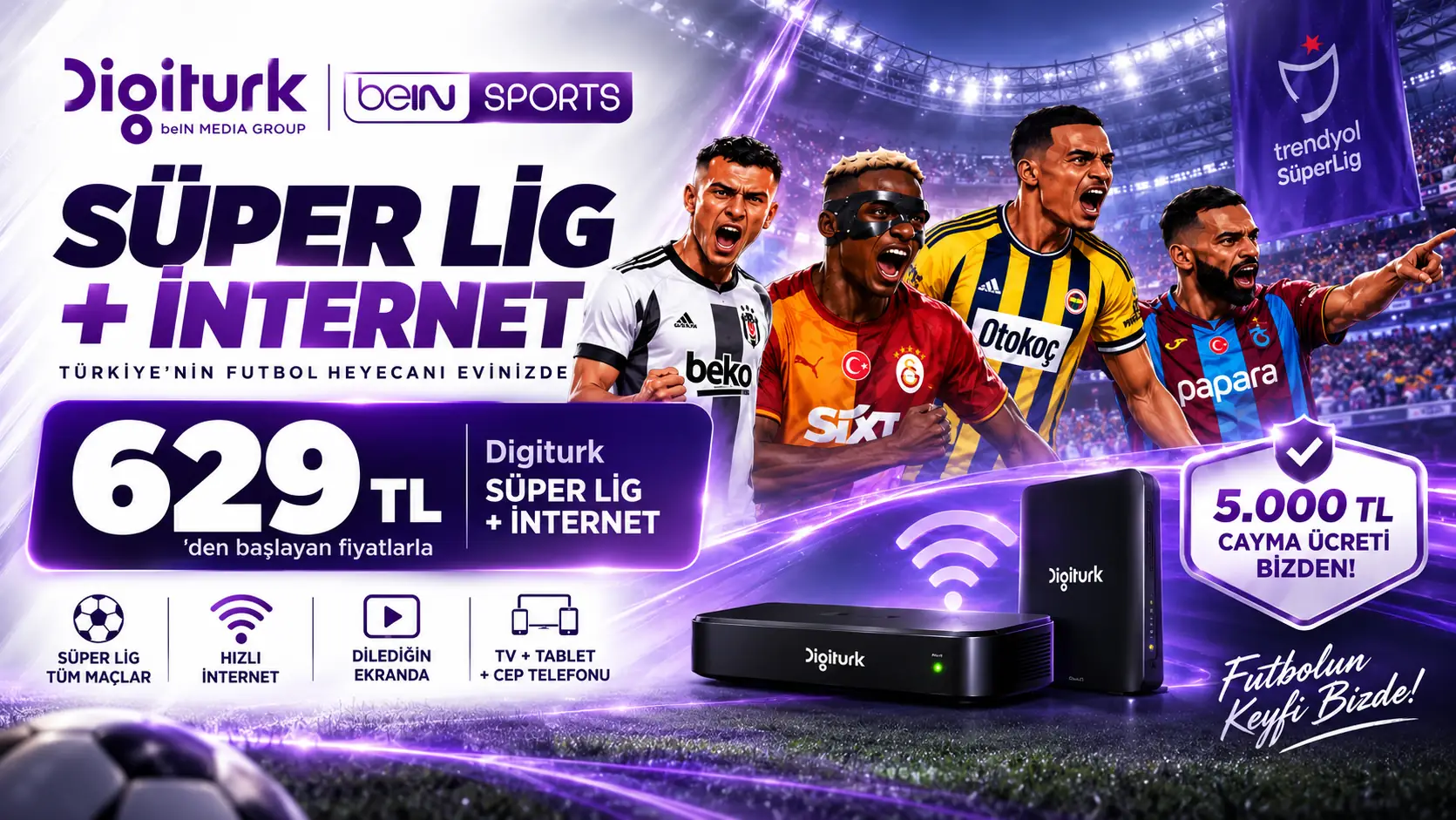 İnternet + TV Paketleri